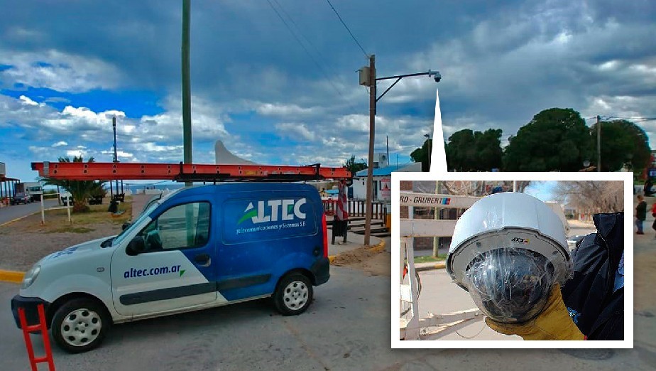ALTEC instal en Las Grutas nuevo equipamiento para el programa RN Emergencias