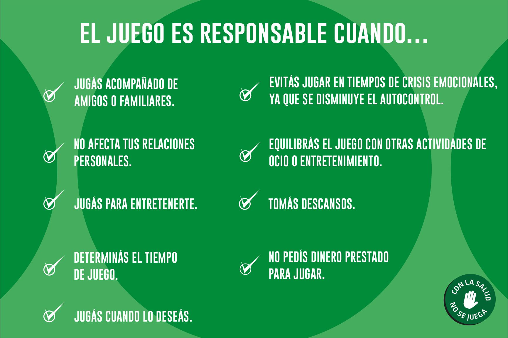 cuando es juego responsable